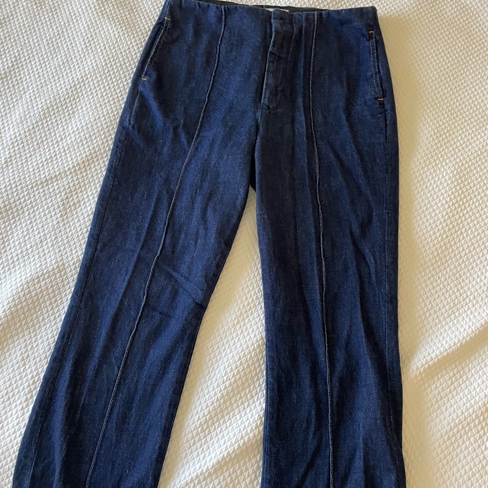 Frame straight leg denim trouser